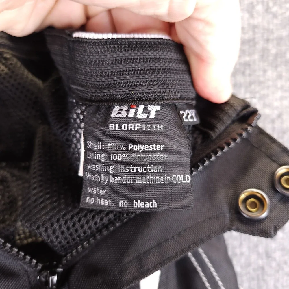 Bilt Pants Boys' 22Y Black‎ White Motorcycle Motocross Riding Kids Racing